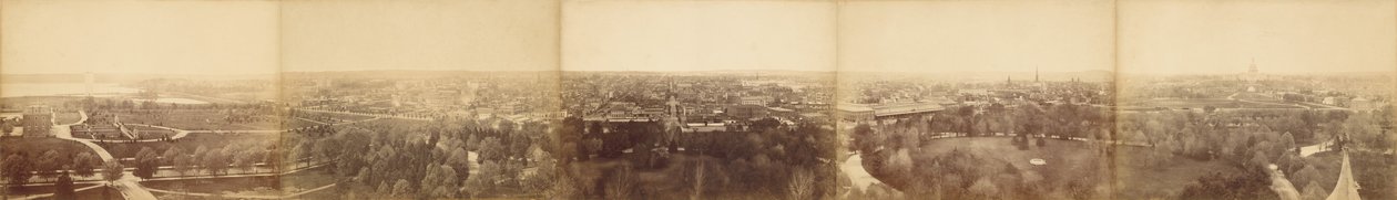 Vista panorâmica de Washington, DC de American 19th Century
