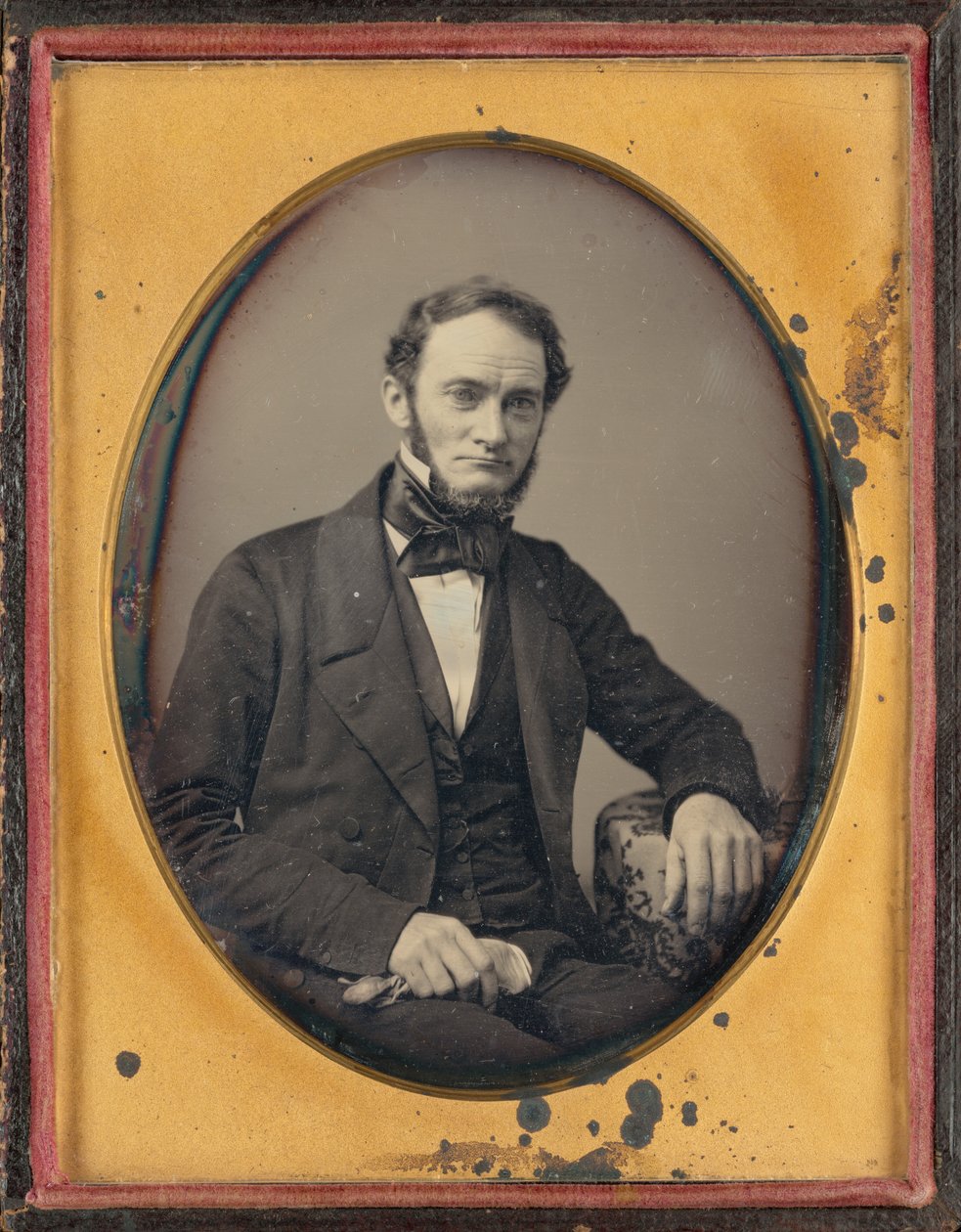 Retrato de um homem de American 19th Century