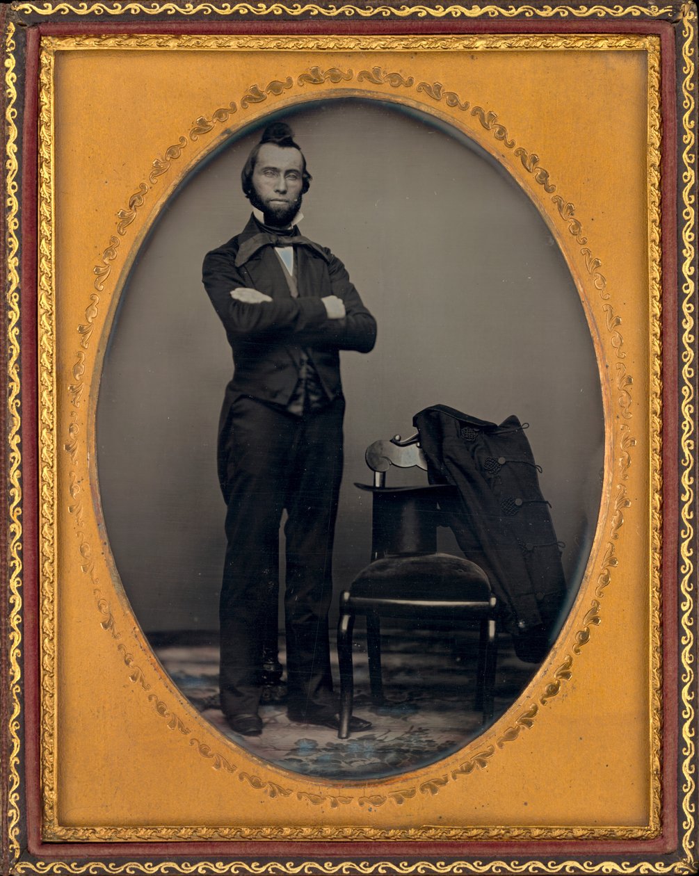 Retrato de um homem de American 19th Century