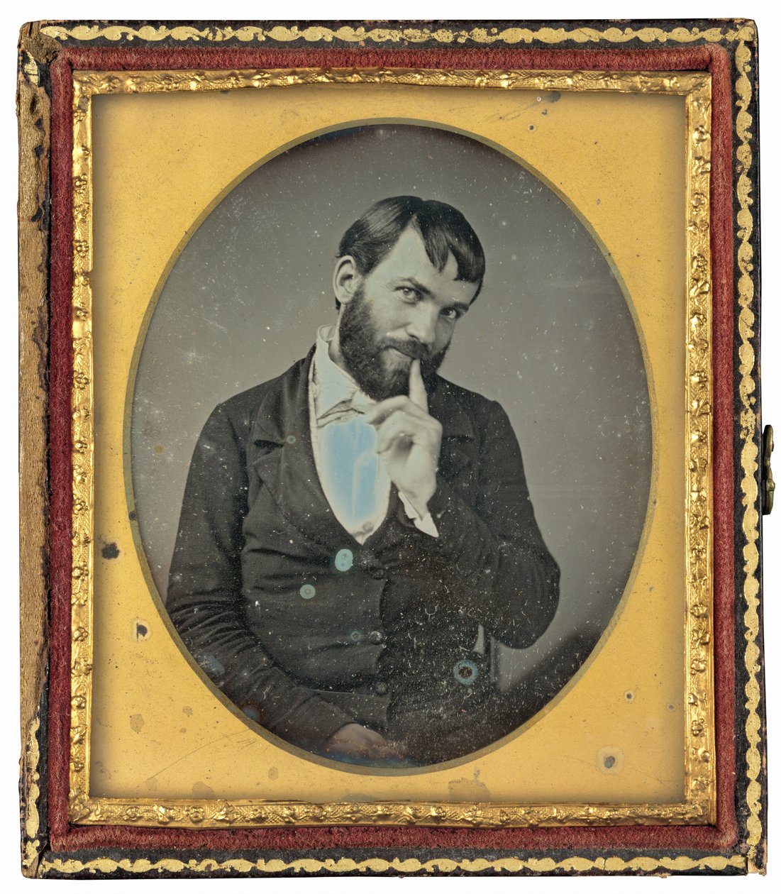 Retrato de um homem de American 19th Century