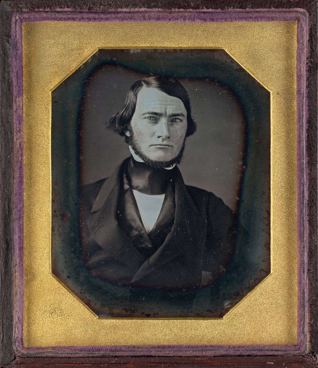 Retrato de um homem de American 19th Century