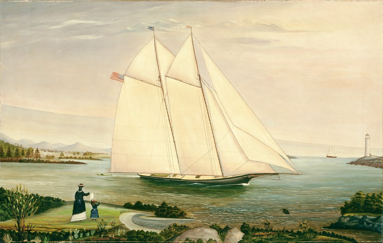 Escuna de American 19th Century