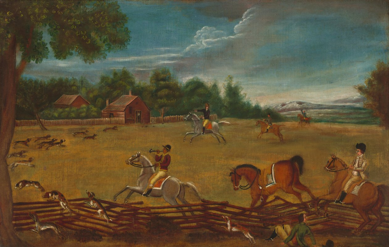 O fim da caça de American 19th Century