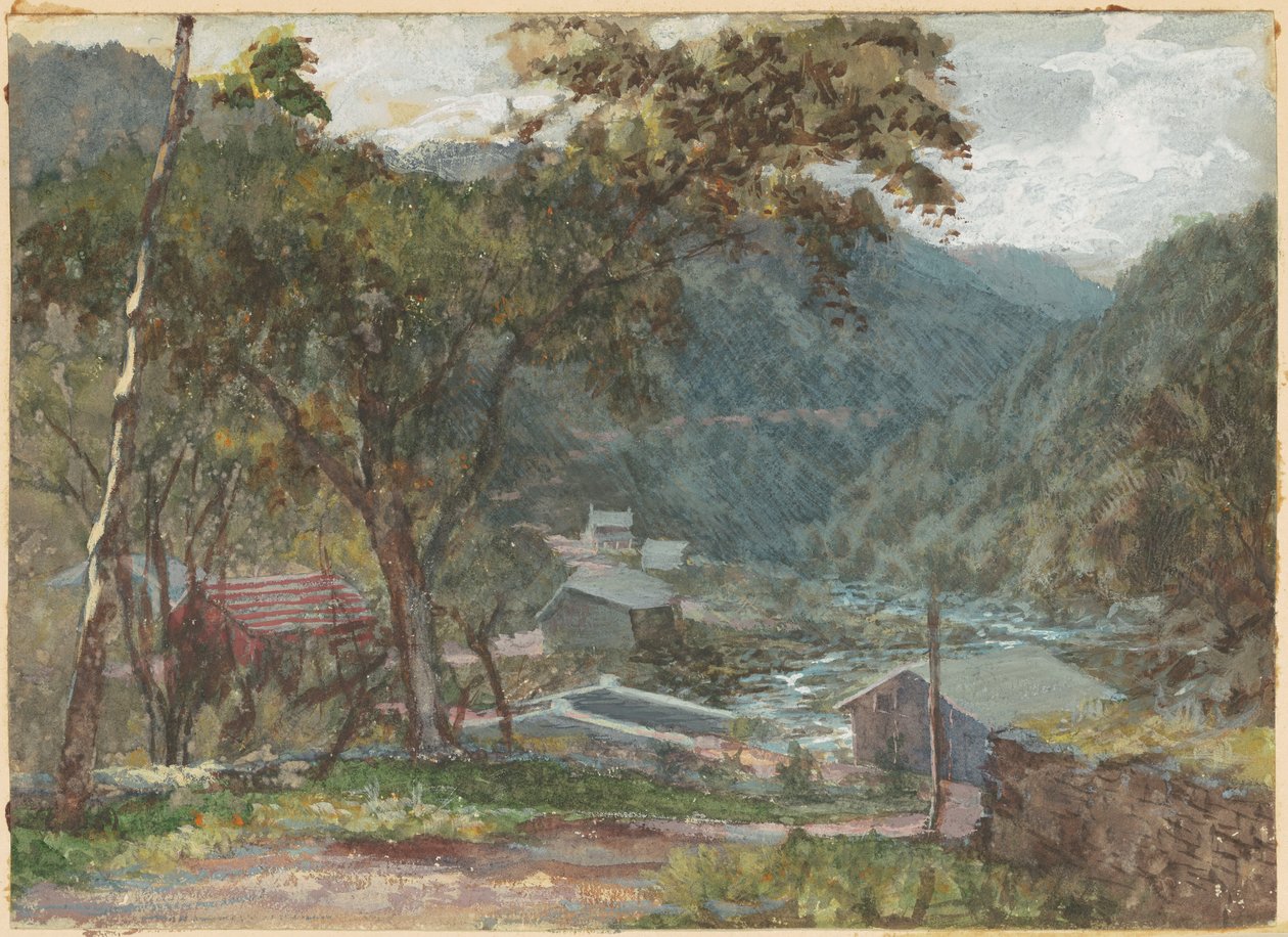 Entrada para Kaaterskill Clove, Catskill Mountains de American 19th Century after John Frederick Kensett