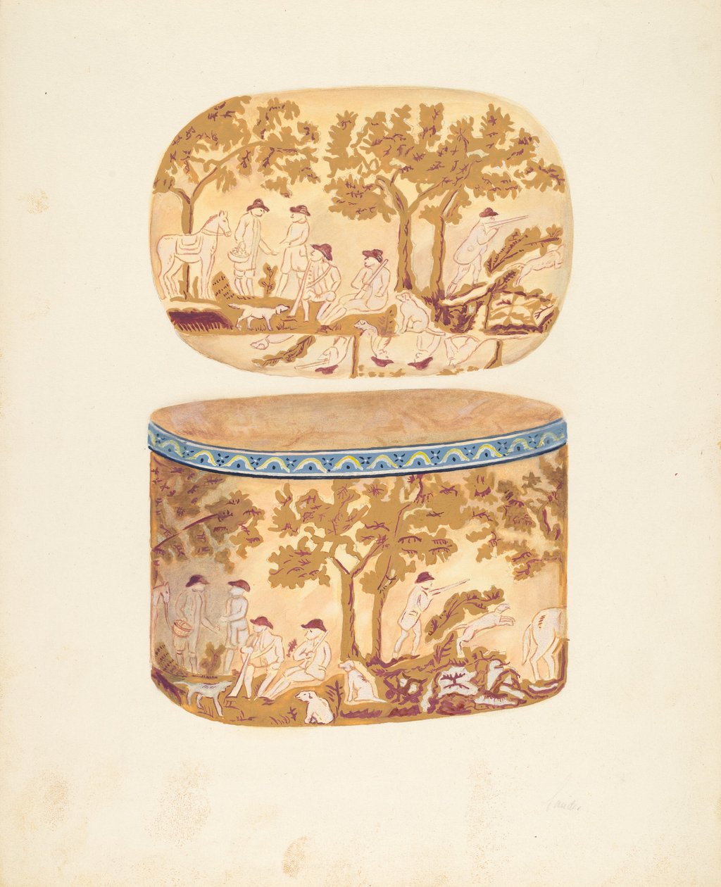 Caixa de banda de American 20th Century