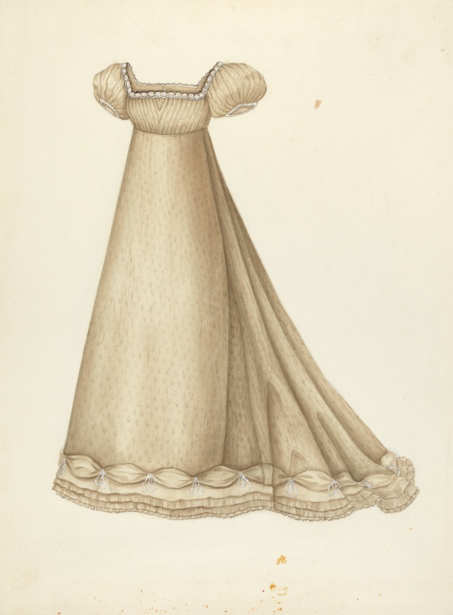 Vestido de Noiva Império de American 20th Century