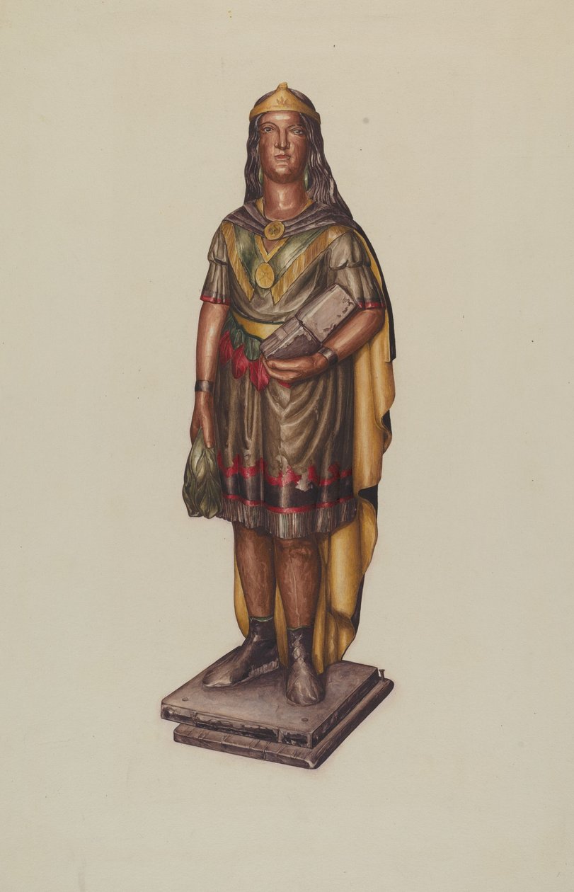 Figura indiana de American 20th Century