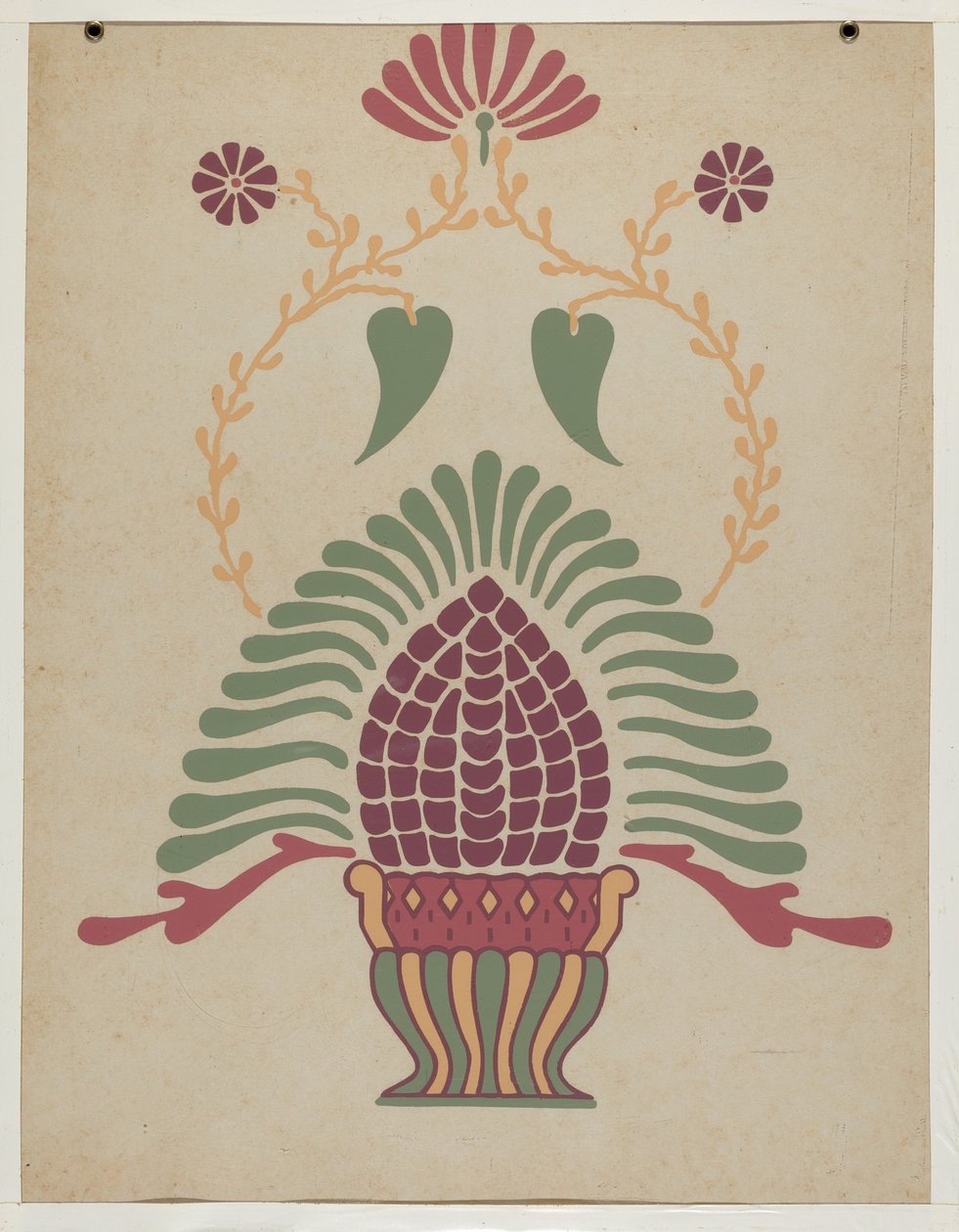 Vestimenta do Sacerdote da Missão San Gabriel do portfólio "Arte Decorativa da Califórnia Espanhola" de American 20th Century