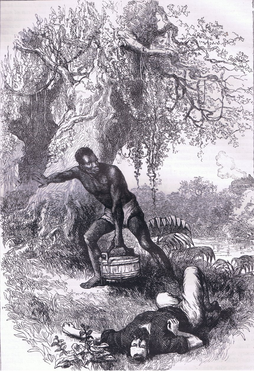 Um incidente na defesa de "Noventa e Seis", ilustração de Cassell History of the United States publicada por Cassell, Petter & Galpin, c.1900 (litho) de American English school