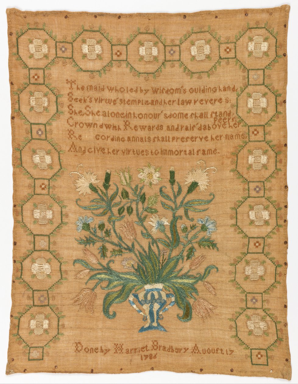 Sampler de American Harriet Bradbury