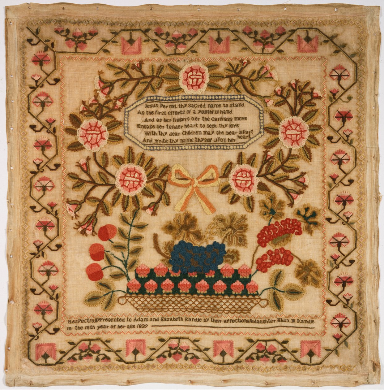 Sampler de American Made by Eliza M. Kandle