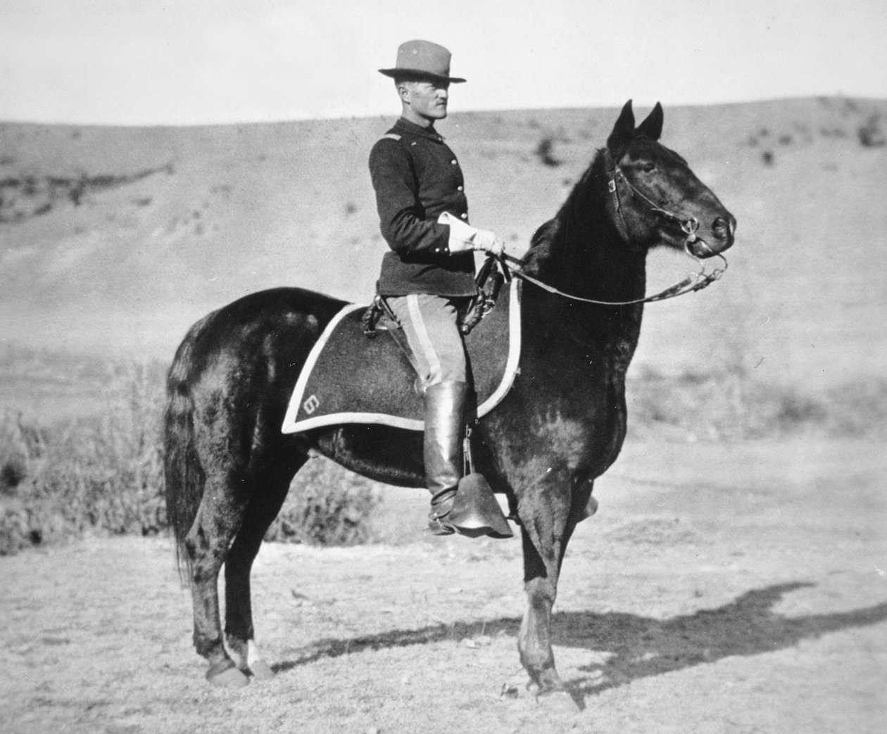2º Tenente John J. Pershing (1860-1948) 6º Regimento de Cavalaria dos EUA de American Photographer