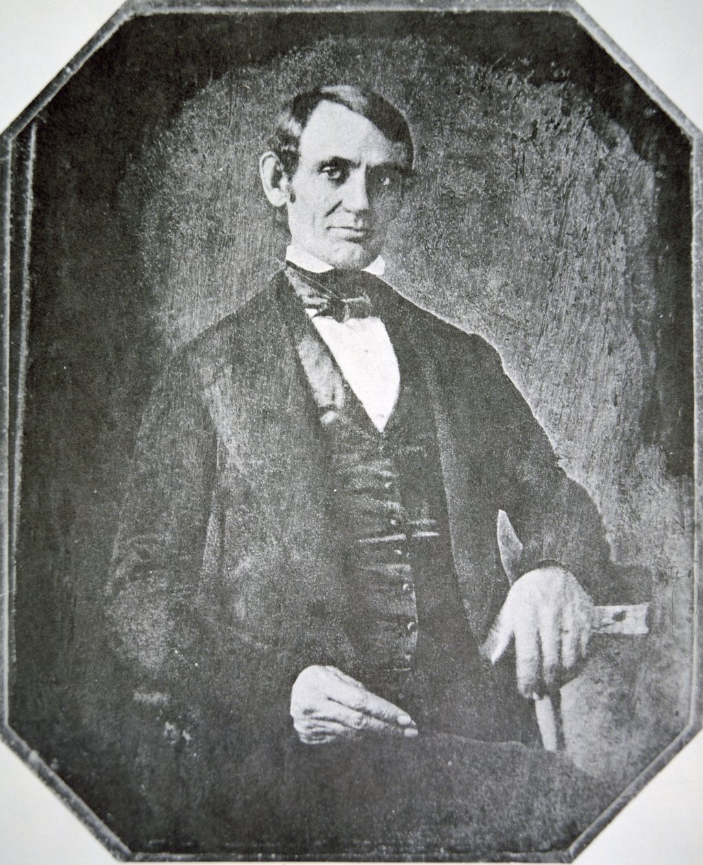 Abraham Lincoln (1809-65) como membro do Congresso aos 37 anos de American Photographer