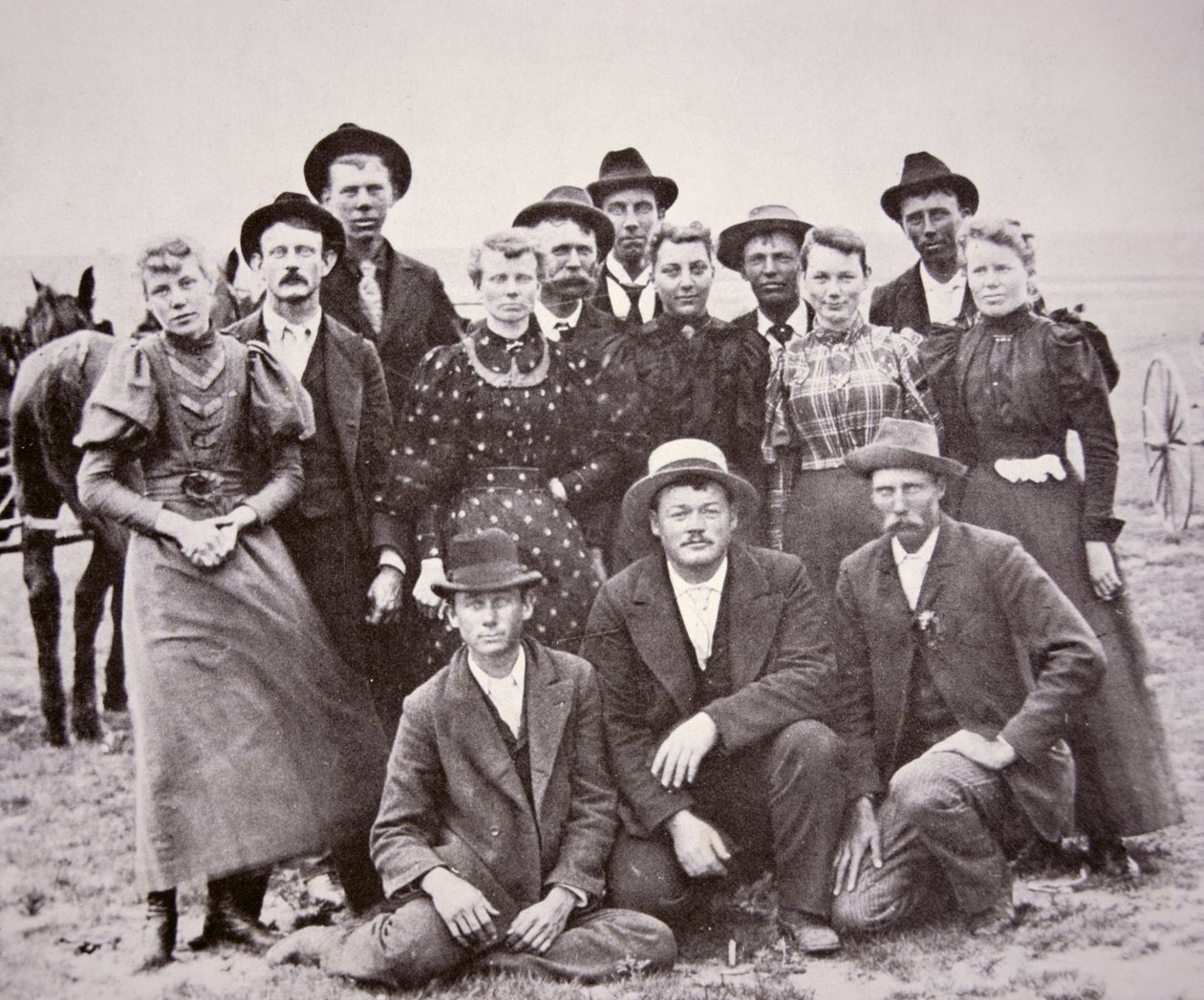 American Pioneers, c.1850 (foto a p/b) de American Photographer