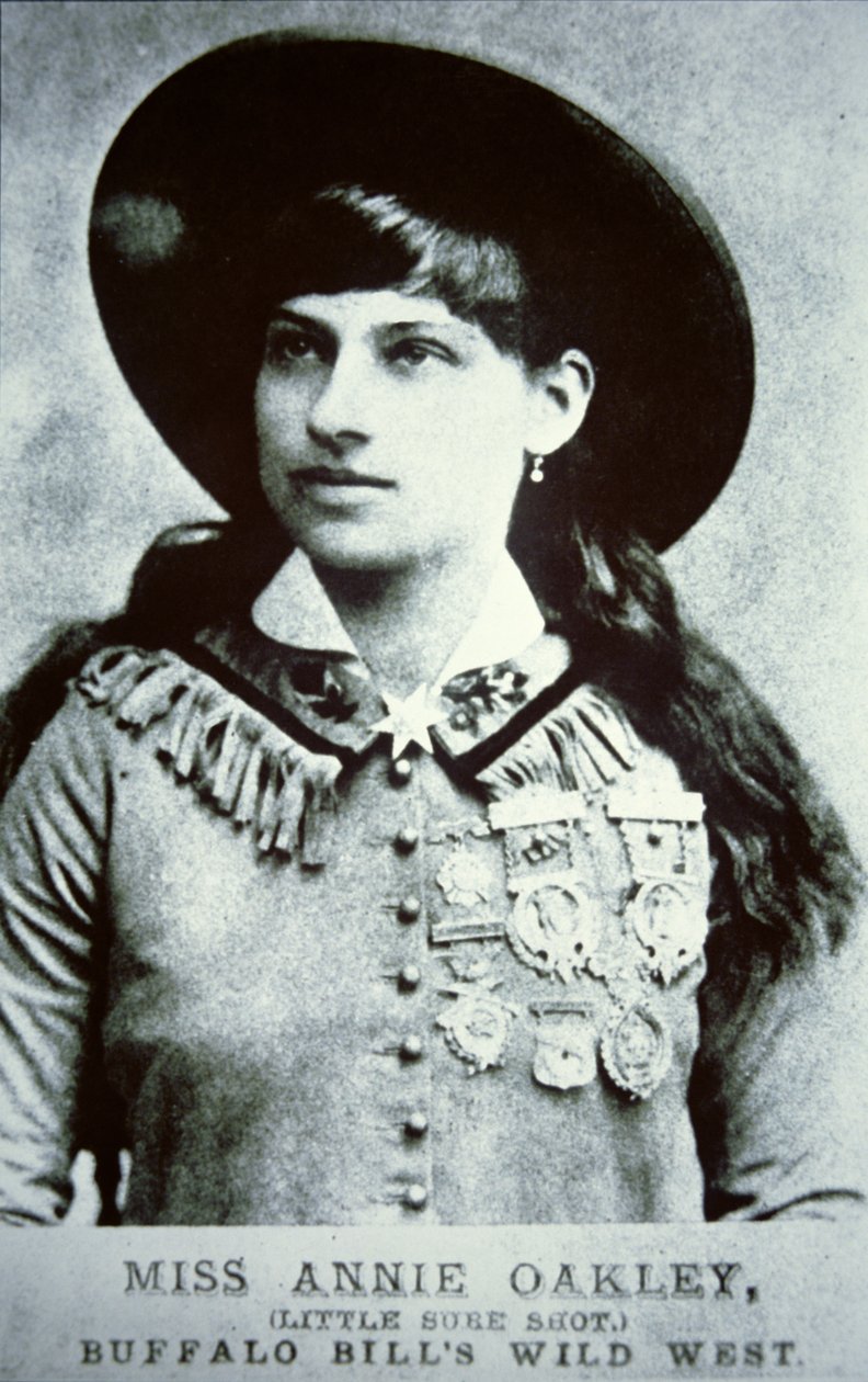 Annie Oakley (1860-1926) (foto a p/b) de American Photographer