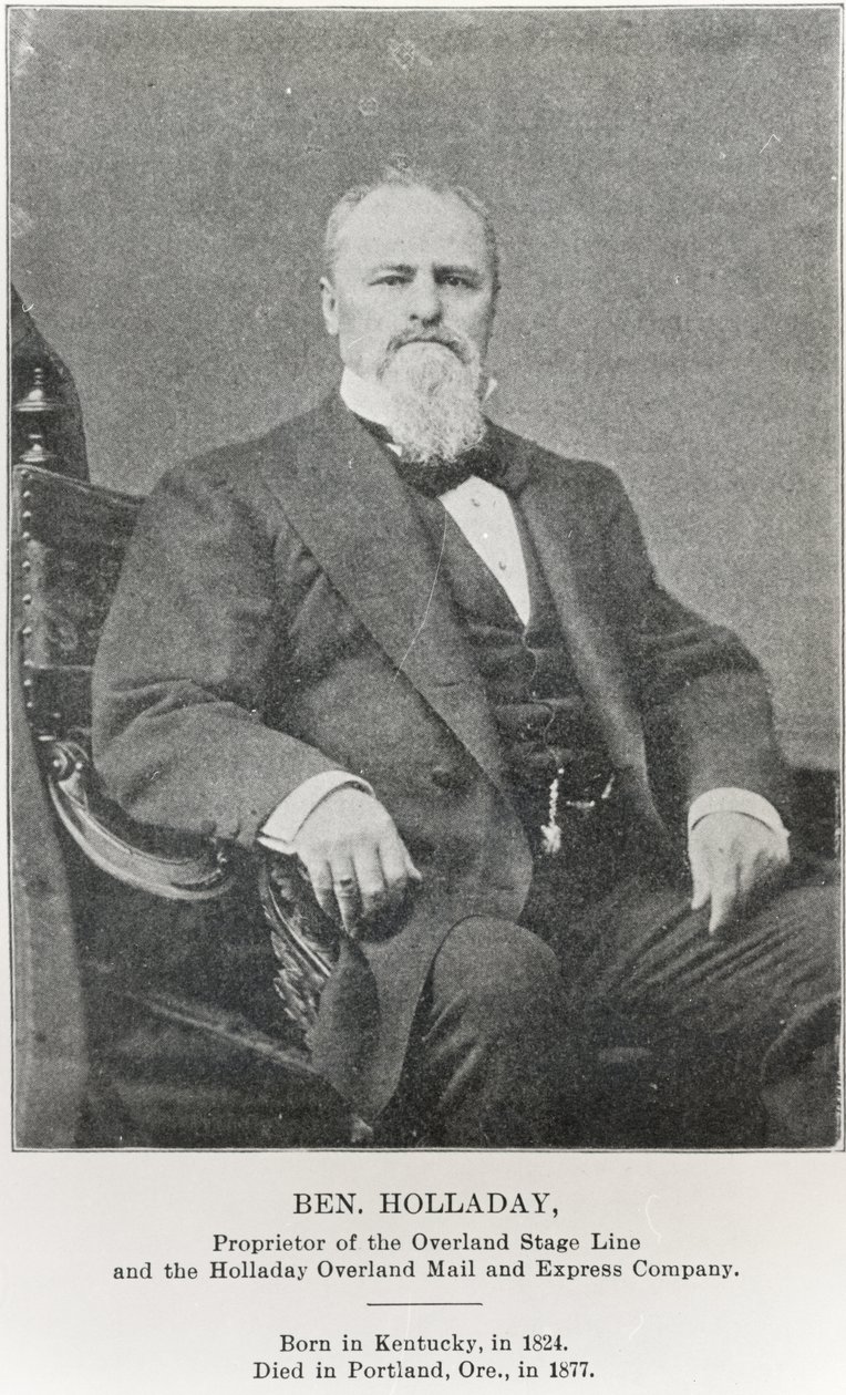 Ben Holladay (1824-77) (foto a p/b) de American Photographer