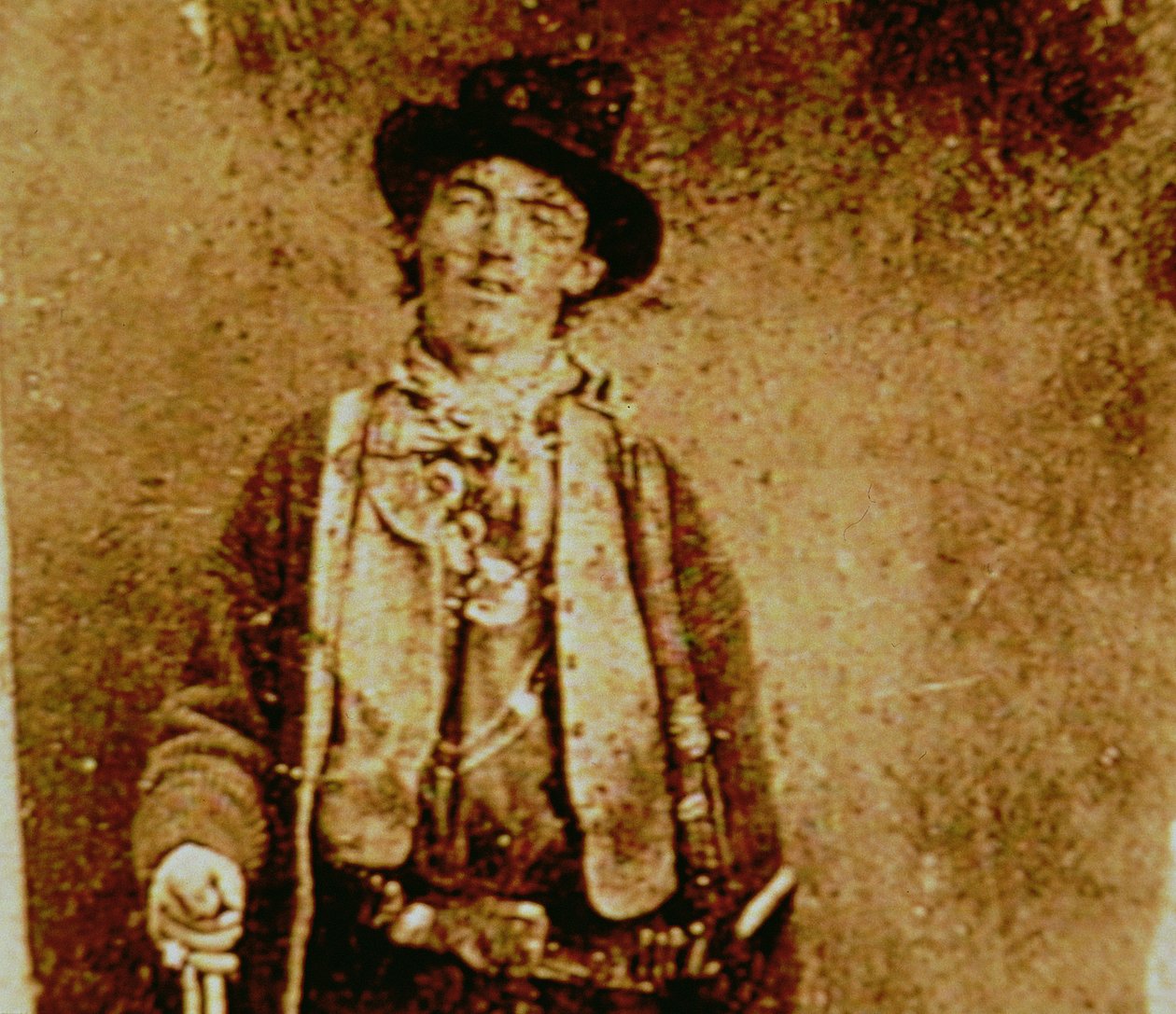 Billy The Kid (1859-81) c.1880 (cópia do tipo de lata original) de American Photographer