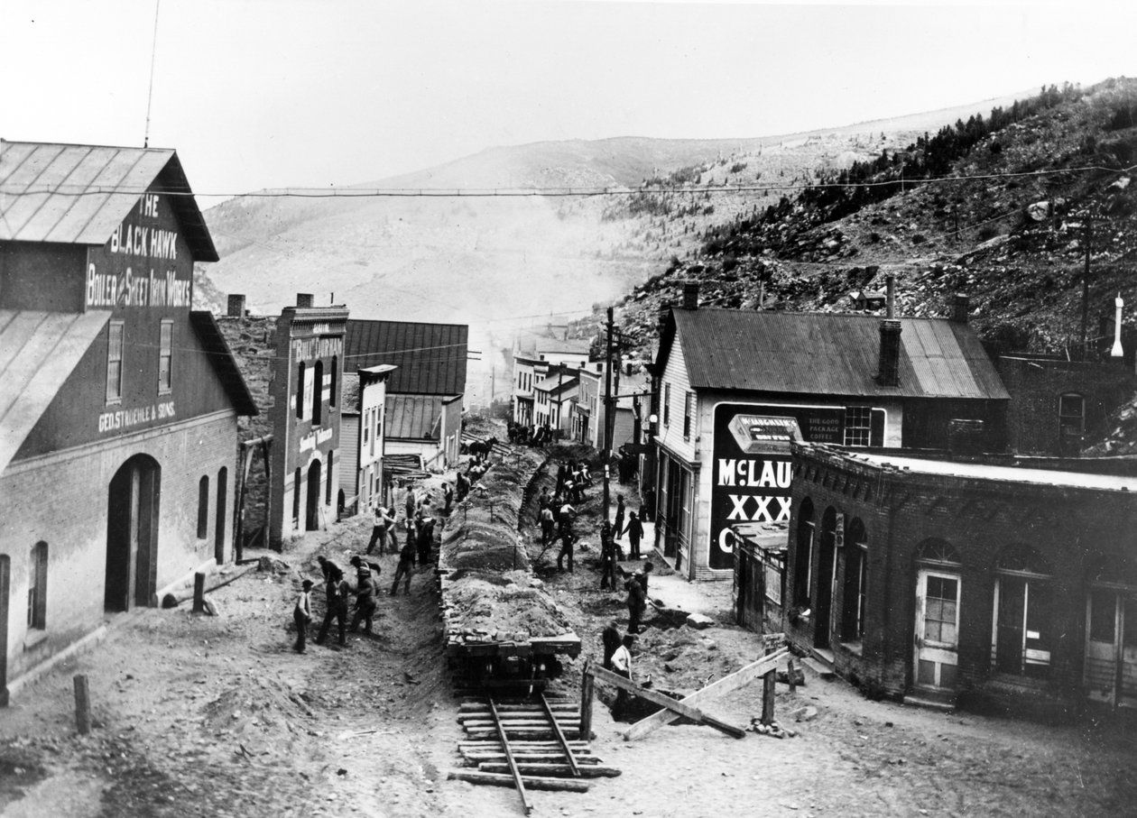 Black Hawk, inundação, c.1895 de American Photographer