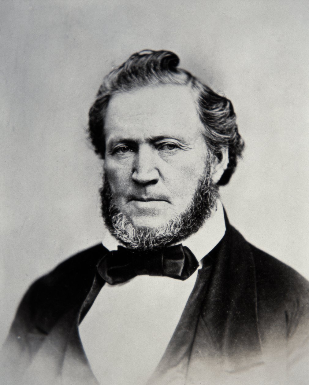 Brigham Young (1801-77) Segundo Presidente da Igreja Mórmon (foto a p/b) de American Photographer