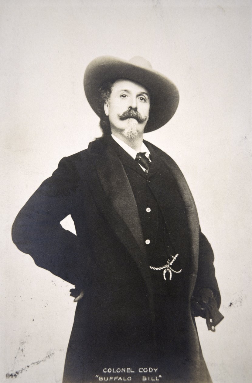 Buffalo Bill (1846-1917) cartão postal de American Photographer