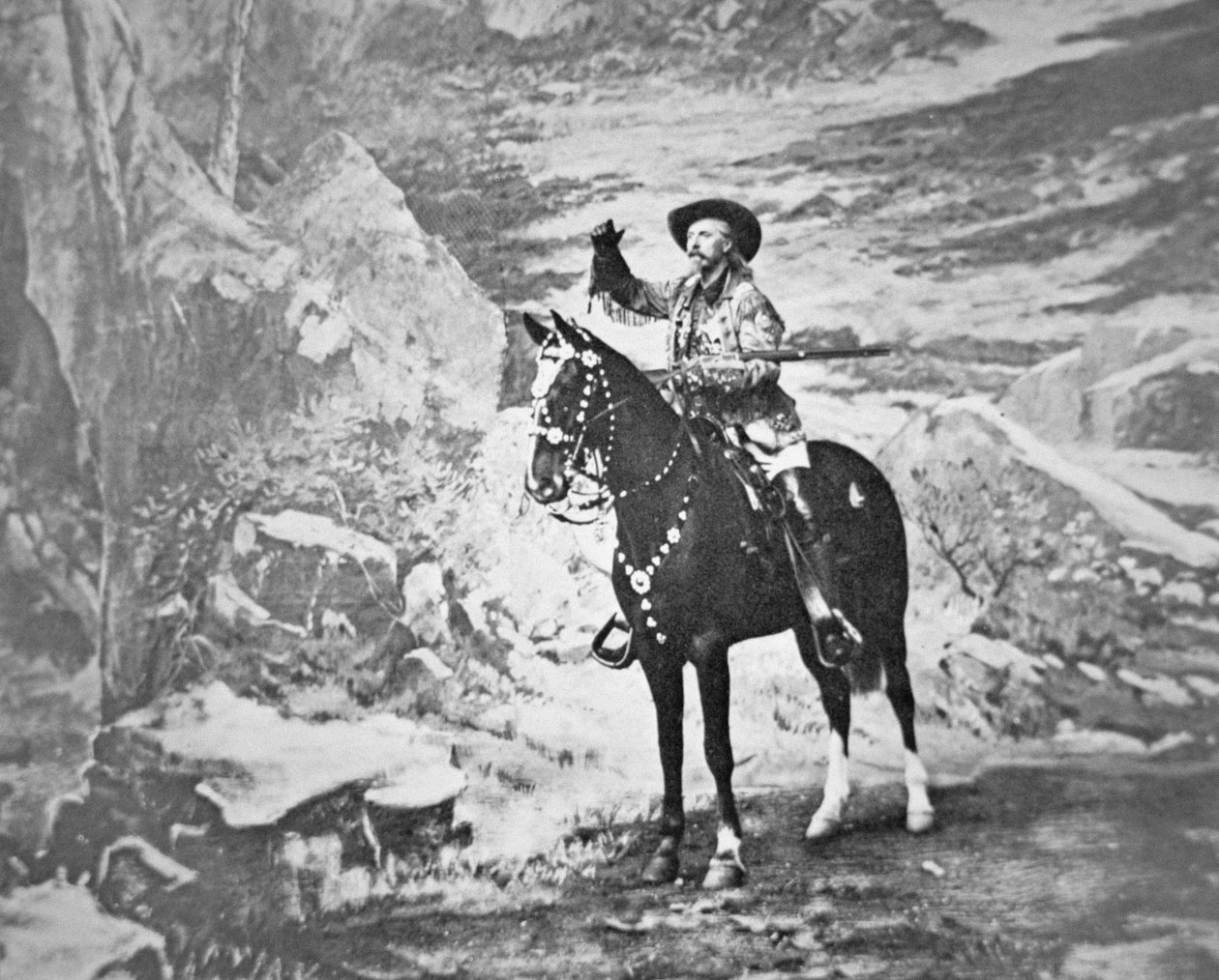 Buffalo Bill Cody (1846-1917) (foto a p/b) de American Photographer
