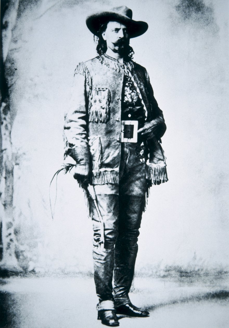Buffalo Bill Cody (1846-1917) (foto a p/b) de American Photographer