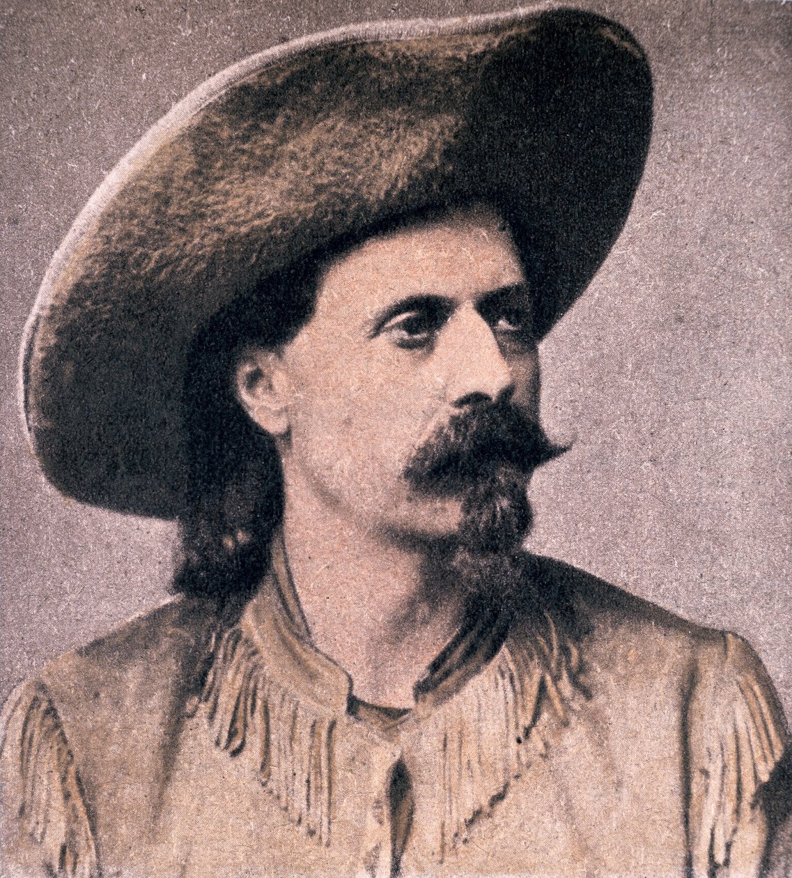Buffalo Bill Cody (1846-1917) em seus primeiros dias de fronteira (foto a p/b) de American Photographer