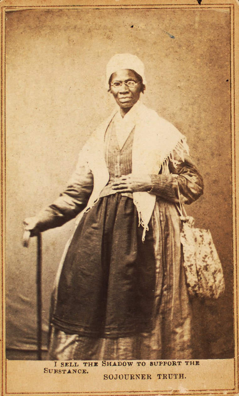 Cartão de visita da verdade do Sojourner, 1864 de American Photographer