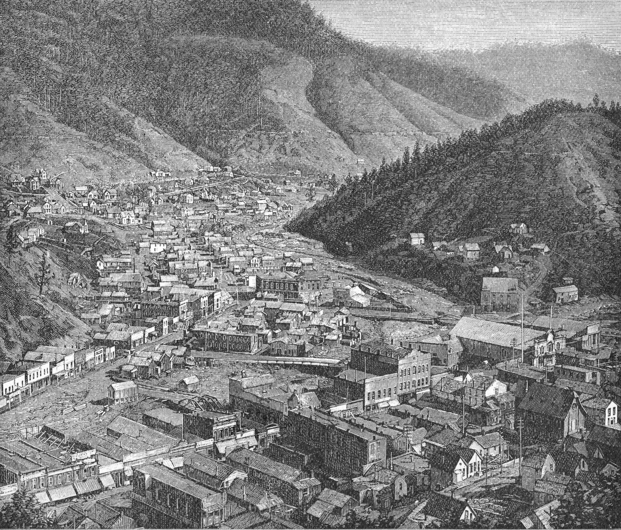 Deadwood, The Black Hills, ilustração da 