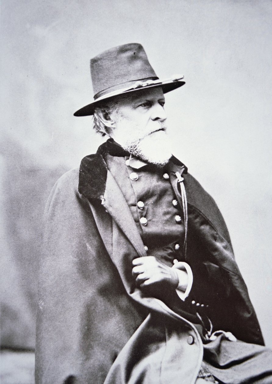 General Philip St George Cooke (1809-95) (foto a p/b) de American Photographer
