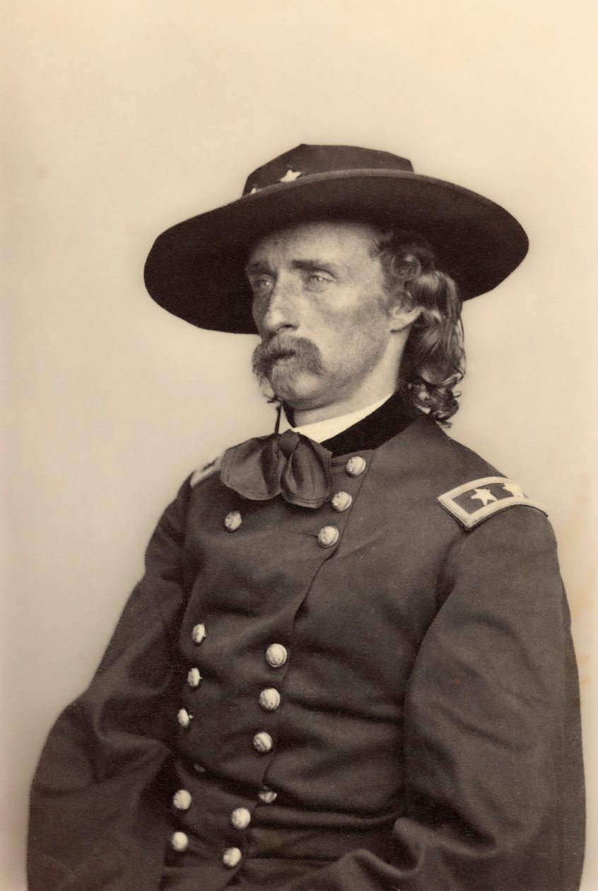 George Armstrong Custer. Retrato (foto) de American Photographer