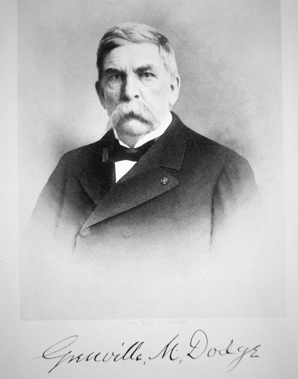 Grenville M. Dodge (1831-1916) (foto a p/b) de American Photographer