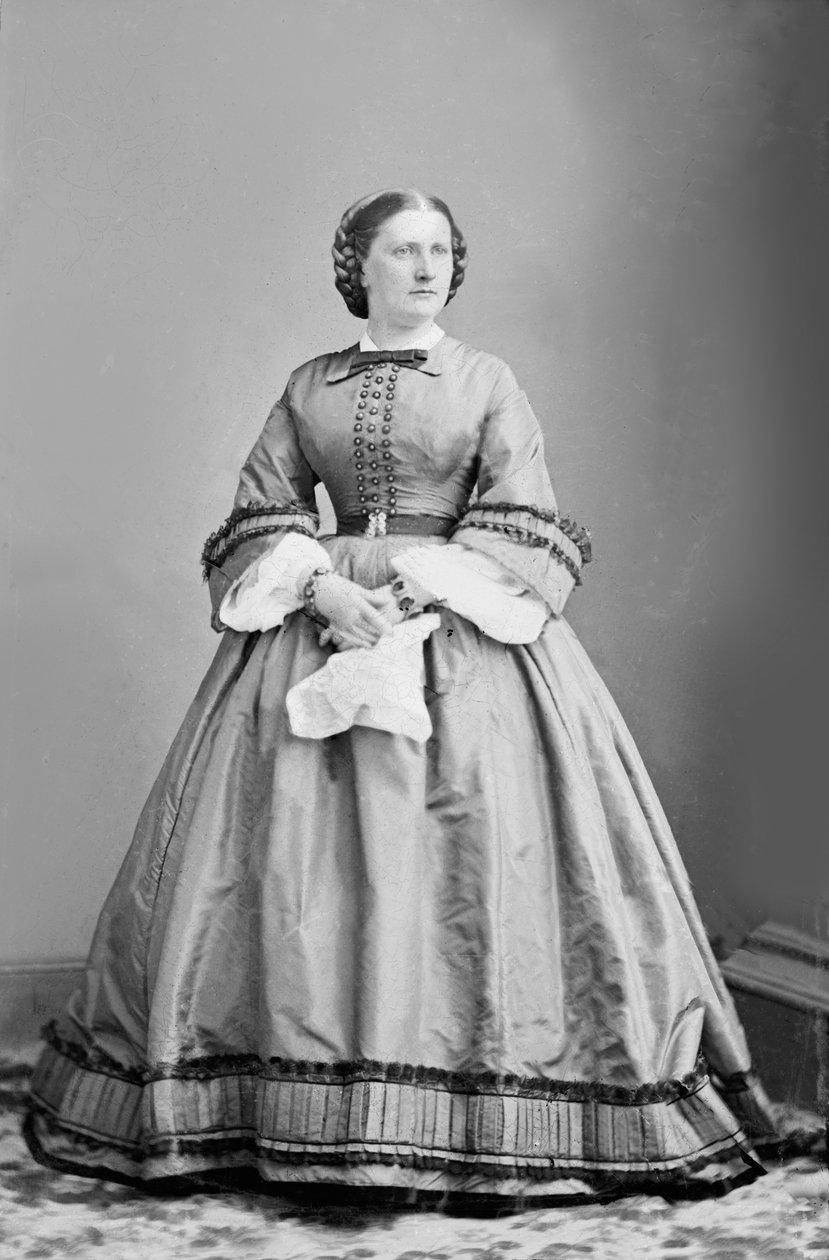 Harriet Lane, c.1860 (foto a p/b) de American Photographer