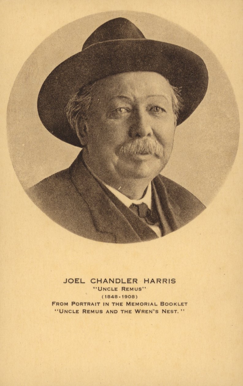 Joel Chandler Harris (1848-1908), jornalista, escritor e folclorista americano (fotografia a preto e branco) de American Photographer