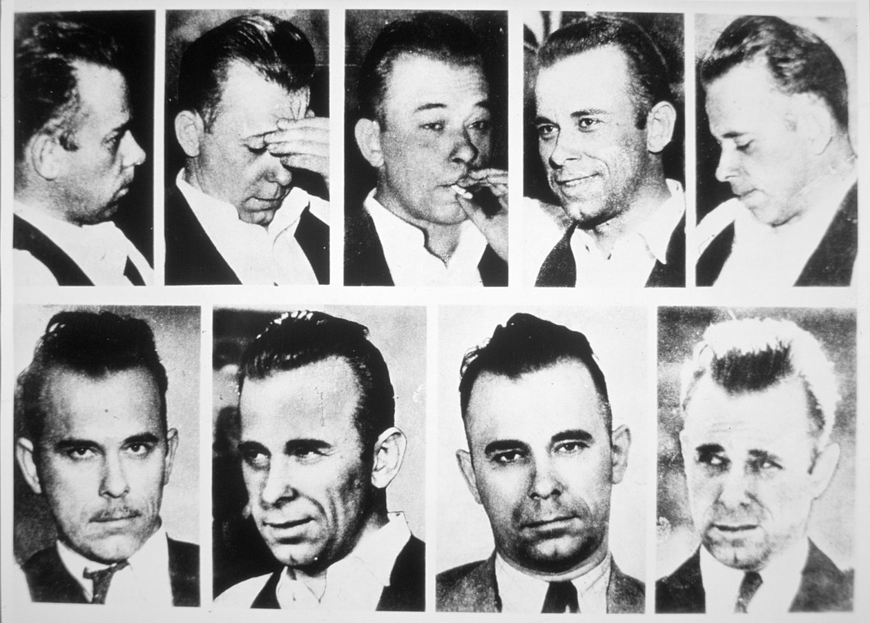 John Dillinger (foto a p/b) de American Photographer