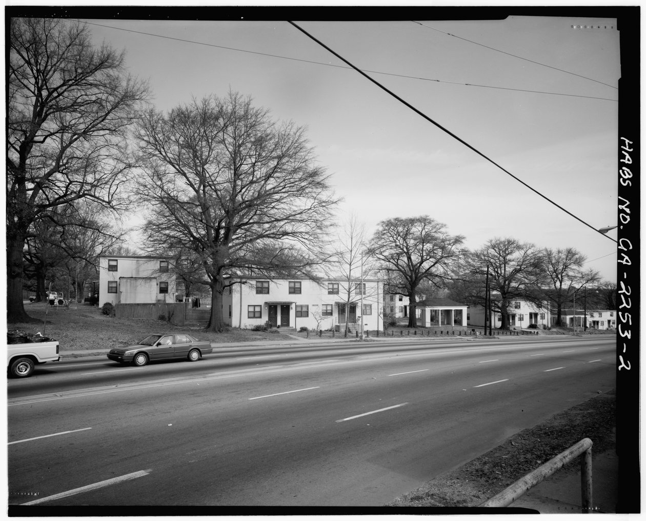 John Hope Homes (Public Housing), Bounded by Larkin, Dora, Spelman Streets & Lane, Atlanta, Fulton County, GA (foto a p/b) de American Photographer