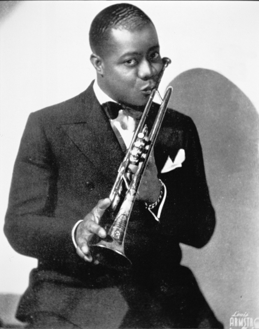 Louis Armstrong (1900-71) c.1930 (foto a p/b) de American Photographer