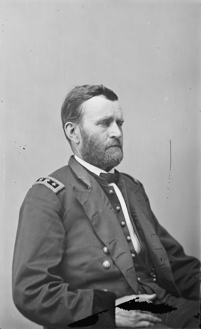 Major General Ulysses S. Grant, oficial do Exército Federal. de American Photographer