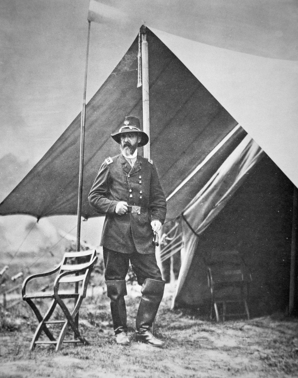 Major General George Meade (1815-72) (foto a p/b) de American Photographer