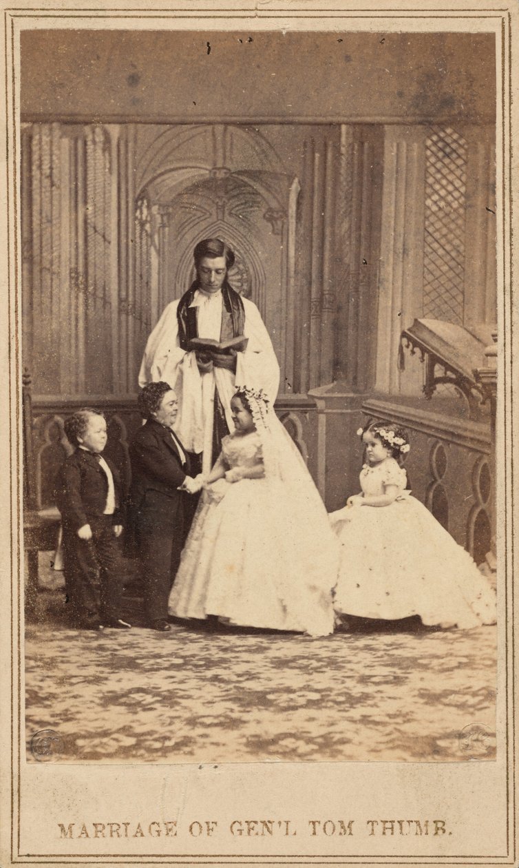 Casamento do General Tom Thumb, 1863 (foto) de American Photographer