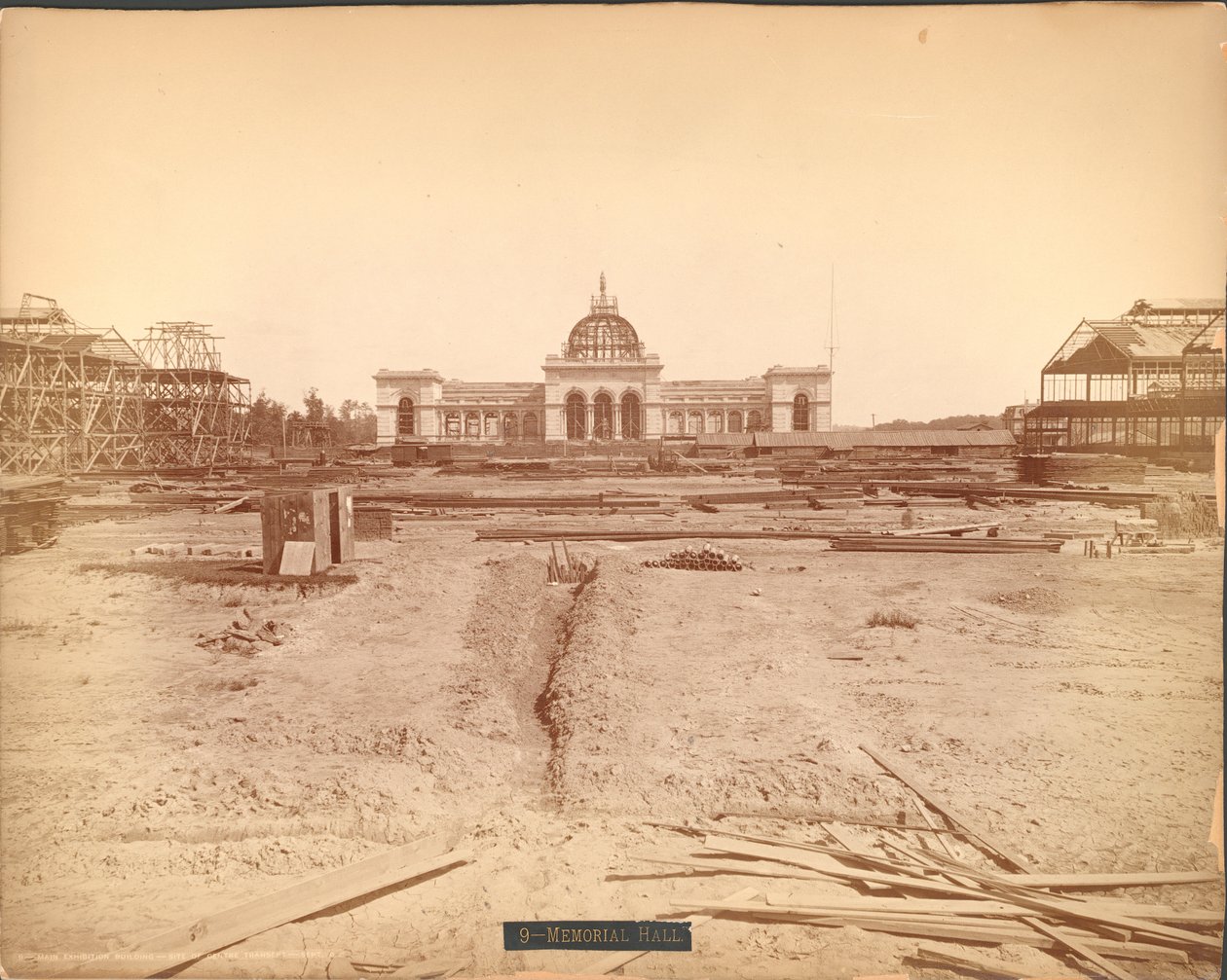 Edifício Memorial Hall, Exposição Internacional do Centenário de 1876, Filadélfia de American Photographer