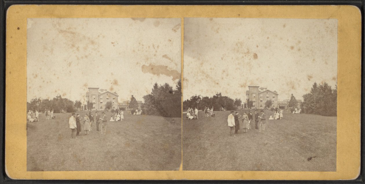North Front and Lawn, Oneida Community, New York State, c.1870 de American Photographer