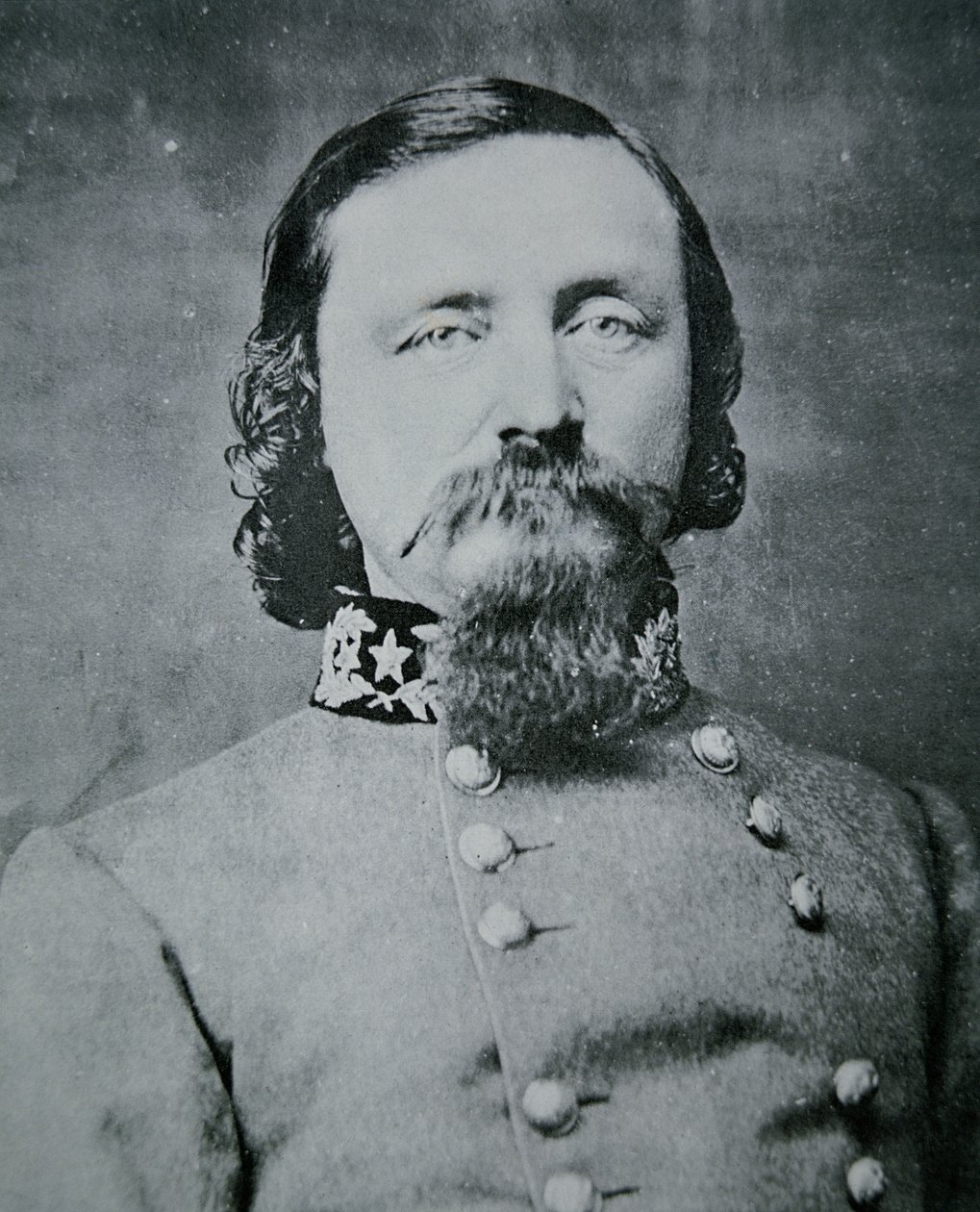 Retrato do General George Pickett (foto a p/b) de American Photographer