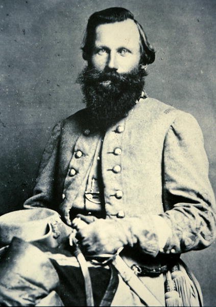 Retrato do General J.E.B. Stuart (foto p/b) de American Photographer