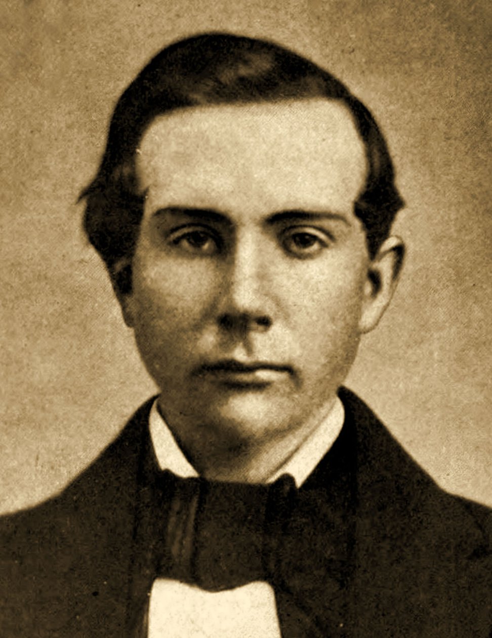 Retrato de John D. Rockefeller, 18 anos, 1857 de American Photographer