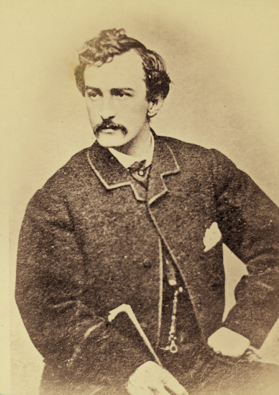 Retrato de John Wilkes Booth, 1861-65 de American Photographer