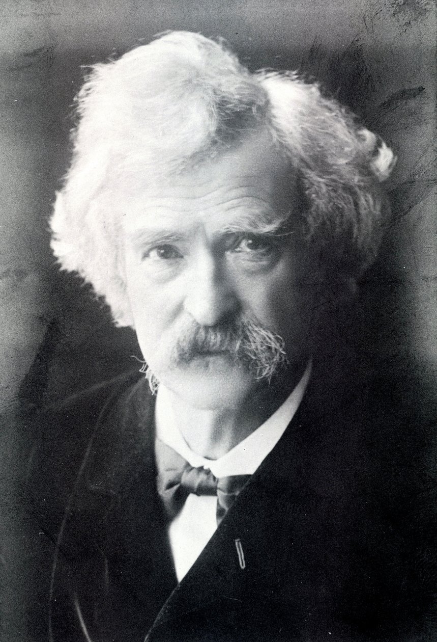 Retrato de Mark Twain (1835 - 1910). de American Photographer