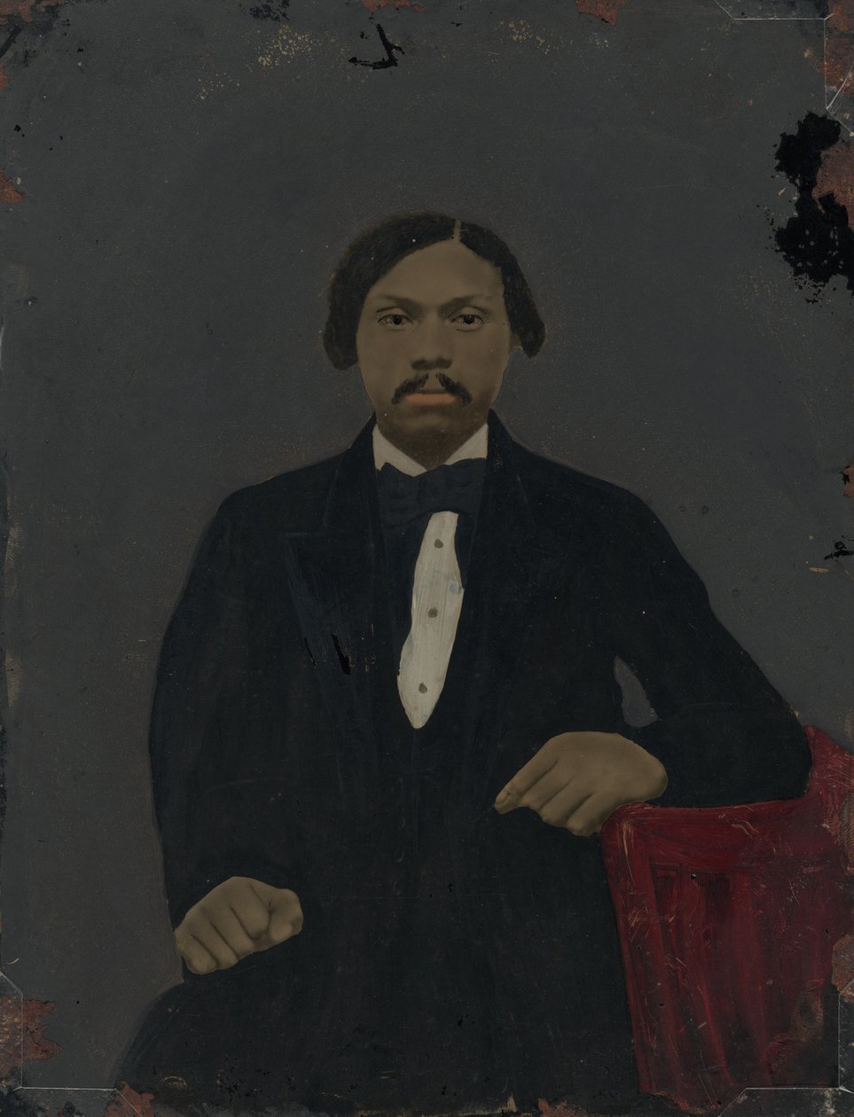 Retrato de um homem, década de 1860 (foto) de American Photographer