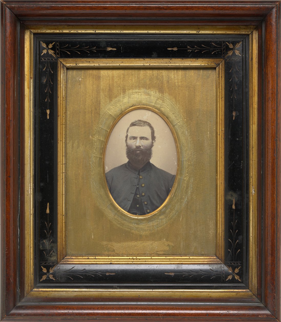 Retrato de um homem,c. 1864 (foto) de American Photographer