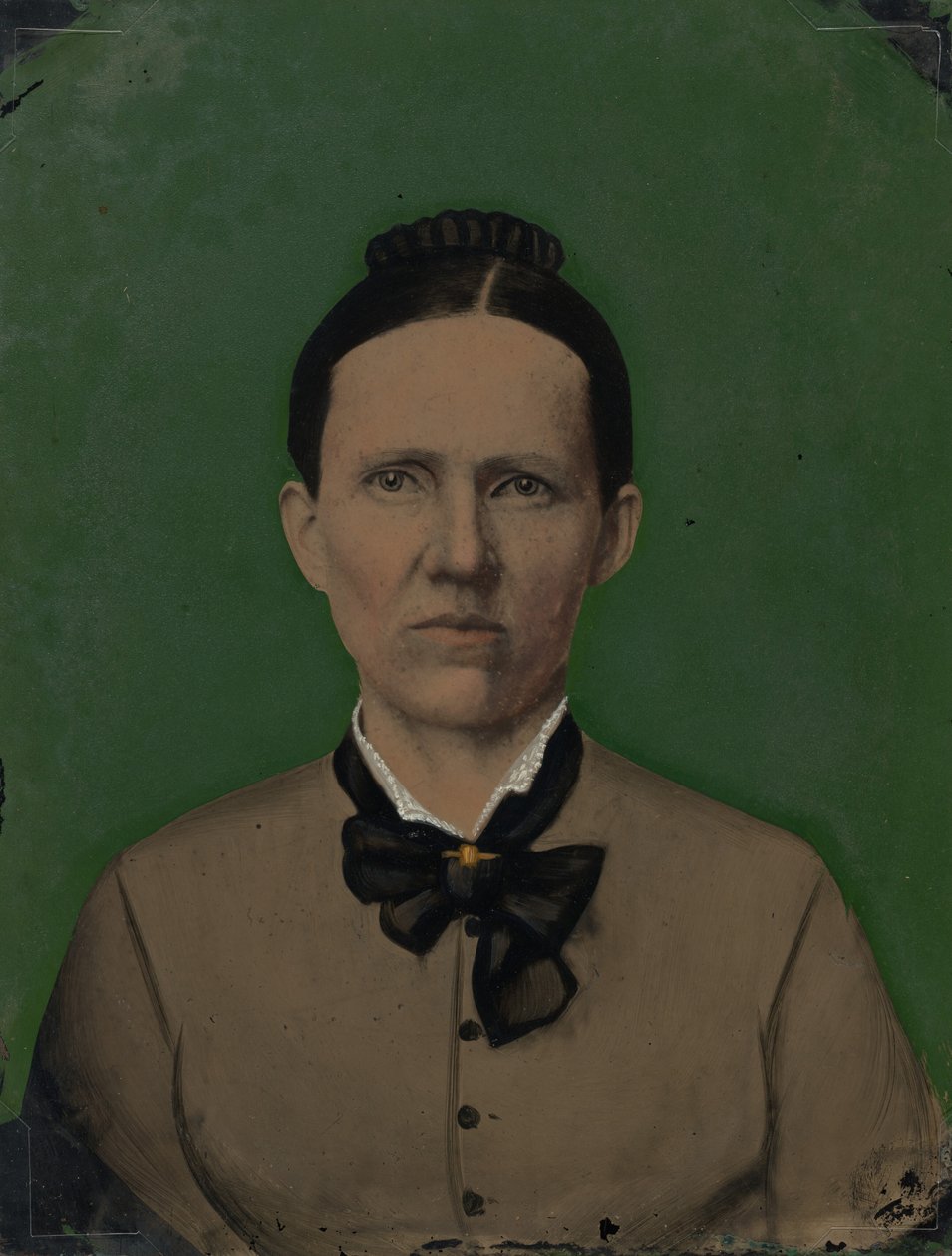 Retrato de uma mulher, década de 1860 (foto) de American Photographer